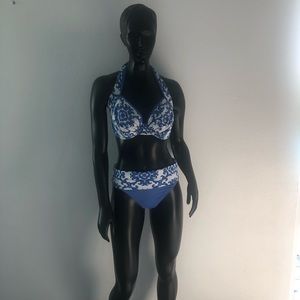 Tommy Bahama Bikini (Top 36D& Fold Over Bottom L)